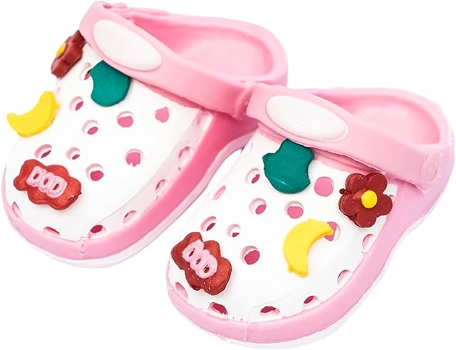 The Lububu Shoes, 2025 Mini Shoes for 17 cm Lububu Doll Accessories,Doll Shoes for Lububu Dress Up Decoration Accessories (Pink