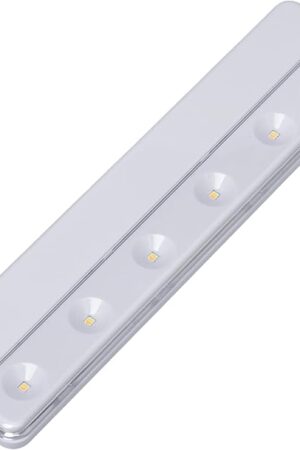 Brilliant Evolution 0.6" Ultra-Thin Wireless Under Cabinet Lights Battery-Operated LED Fixtures - Stick-On Push Lighting - 65 Lumens Warm White, Timer Included for Kitchen, Closet NAD Counter