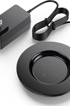 Charging Coaster 2 Compatible with Temperature Control Smart Mug 2 and 1 - Mug Power Cord - Charger Dock Base for Wireless Warmer Cup Accessories - Black