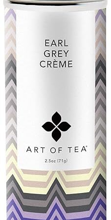 Art of Tea Organic Earl Grey Creme Loose Leaf Tea, 2.5oz | Artisan Tea Tin