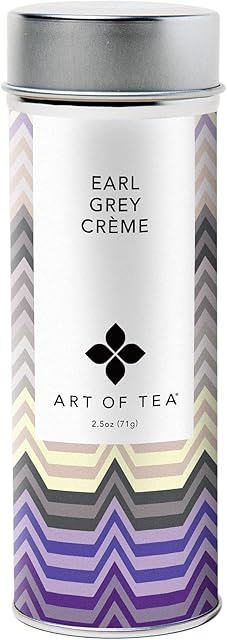 Art of Tea Organic Earl Grey Creme Loose Leaf Tea, 2.5oz | Artisan Tea Tin