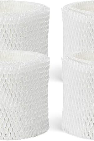 4 Pack HAC-504 Humidifier Wicking Filter Compatible with Honeywell HCM-350,HCM-300T, HCM-600, HCM-710, HCM-315T,HAC-504 and HAC-504AW Cool Mist Humidifiers, Replacement Filter A