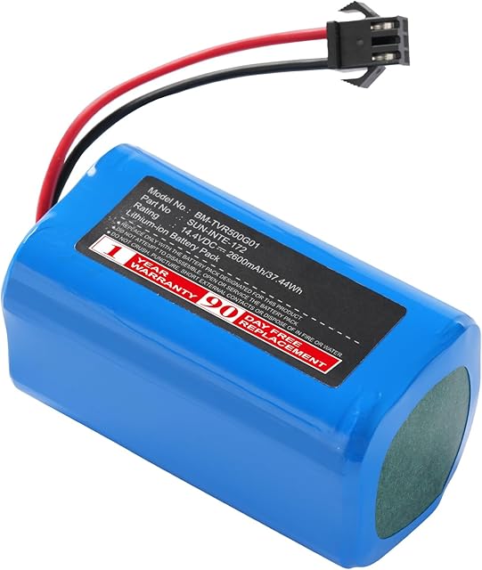 H18650CH-4S1P CMICR18650F8M7-4S1P Battery Replacement for Denkee 600 DK600 MAX Robot Vacuum Cleaner, X500 X500 Pro, SmartClean 2000, OKP Life K2, Coredy R500, Amarey A900, Goovi D382 F007C