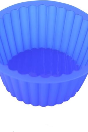 X-Haibei Giant Cupcake Pan Round Chocolate Cake Bread Bakeware Silicone Mold Top Dia. 7.8inch,Bottom 5.3inch, Height 3.5 inch