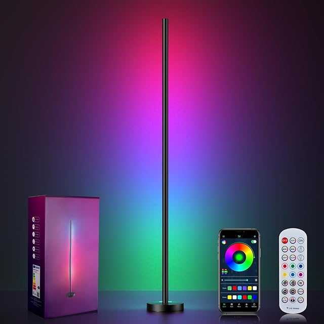 Corner Floor Lamp LED Corner Lamp Color Changing
