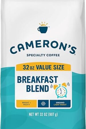 Cameron's Coffee Roasted Ground Coffee Bag, Breakfast Blend, 32 Ounce