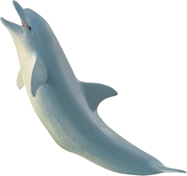 The Safari Ltd. Bottlenose Dolphin Figurine - Detailed 5" Plastic Model Figure - Fun Educational Play Toy for Boys, Girls & Kids Ages 3+