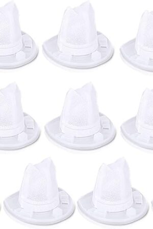 10 Packs VF110 Filters Replacement for Black and Decker Hand Vacuum Filter by Replaces CHV1410L HHVI315JO42 CHV9610 CHV1210 CHV1510 HHVI315JO32 HHVI320JR02 BDH2000L 90558113-01