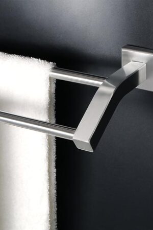 Alise Bath Double Towel Bars Towel Racks for Bathroom,Wall Mount Towel Holder Heavy Duty SUS304 Stainless Steel Towel Hanger Towel Rail,Brushed Nickel,24 Inch
