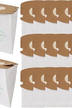 CF Clean Fairy 15Pack Vacuum Cleaner Bags Compatible with Eureka Mighty Mite 3670 3680 4100 S4170 4300-4600 5180 Series Canister Models Replacement for Eureka MM 60295A 60295B 60295C