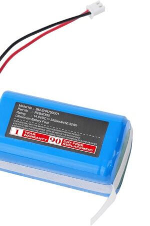 3400mAh RVBAT850 RVBAT850A RVBAT85003 RVBAT85002 Battery Replacement for Shark ION Robot Vacuum R71 R75 R76 R85 R87 S86 S87, RV700 RV761 RV850 AV753 AV911S RV1000 UR1000SR XBATRV2500