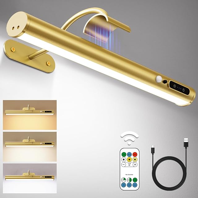 Hapfish Wall Sconce Picture Lights Gold