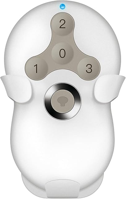 Ceiling Fan Remote Control Replacement for Hunter, Compatible with Hunter Remote 99122/99123, 3 Speed, Light Dimmer, 434MHz, Easy to Set with Mount Holder, Remote only - Receiver Not Included
