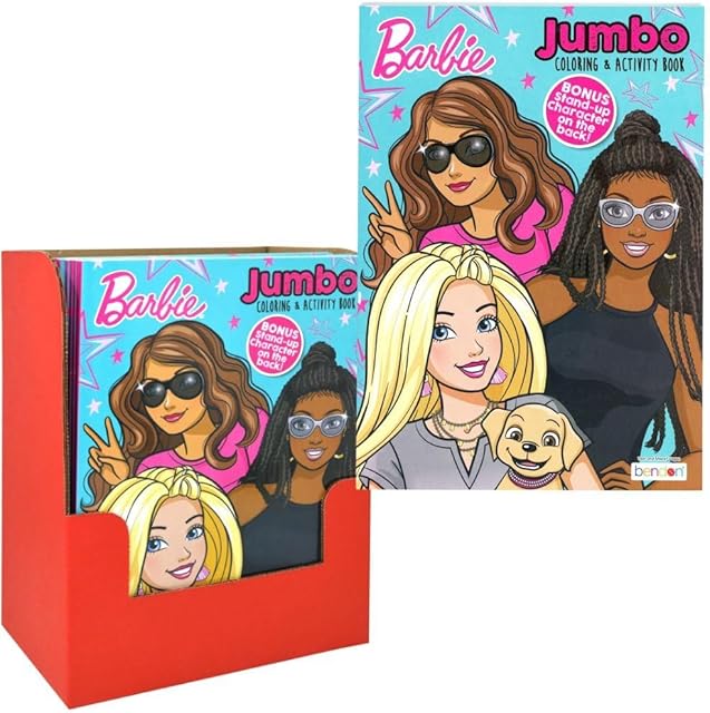 The Barbie 11x16 Giant Coloring & Activity Book, 64 Pages of Creative Fun for Kids