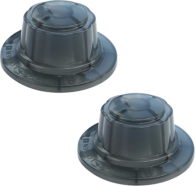 2pcs Fan Parts, M8x1.5 mm Hole Fan Blade Nuts Covers for 16-inch Table Fans, General Accessories for Screw Fixing, Plastic Blades and Fanner Parts, Replacement Part for Ceiling Fan
