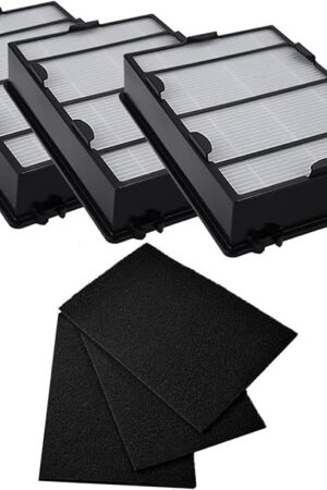 3 Pack Hapf600 Replacement Filters Kit fit for Holmes HAP615 HAP625 HAP650 Hapf600 filter B (Hapf600 Replacement Filters, Air Purifier Parts & Accessories)