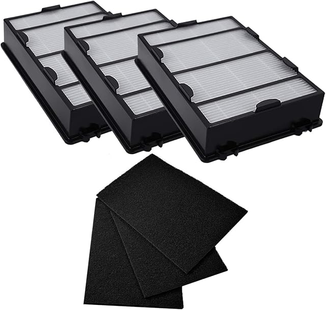 3 Pack Hapf600 Replacement Filters Kit fit for Holmes HAP615 HAP625 HAP650 Hapf600 filter B (Hapf600 Replacement Filters, Air Purifier Parts & Accessories)