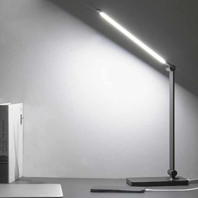 Desk Lamp LED Desk Lamps Eye-Caring Desk Lamps Lamps Dimmable Office Lamp with USB Port Touch Control for Home Office Student Dormitory (USB Plug-in Desk Lamp)