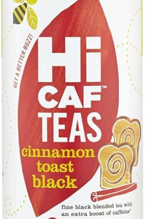 The Republic of Tea — HiCAF Cinnamon Toast Black Tea, 50 Tea Bags, High in Caffeine