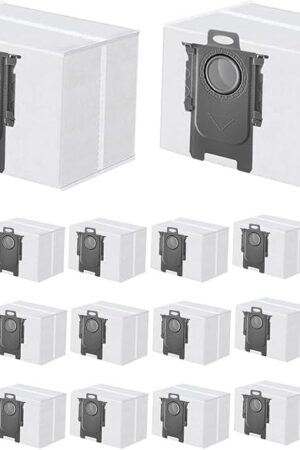 20 Pack Dust Bag Compatible with Roborock Q7 M5+, Q10 S5+/Q10 X5+, S8 Pro Ultra, S8+, Q7 Max+, Q8 Max+, Q5 Max+, Q5+, Q5 Pro+, S7 Max Ultra, S7 MaxV Ultra, Q7+ Vacuum Cleaner,3L Disposable Bag