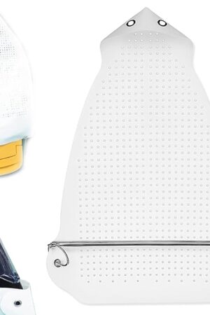 2025 Universal Iron Protective Cover Shield, Prevent Overheating Iron Board Shoe Covers, Pad Guard Garment Board Mat Irons Assistant Tool Protect Fabrics Clothes Sewing Machine Parts (0.3MM*1)
