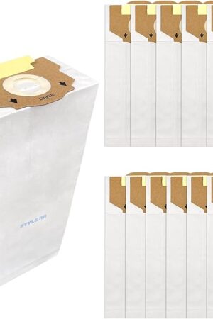 12 Packs Replacement Vacuum Bags Compatible with Eureka RR, Part# 61115 Boss Smart Vac 4800 Series, Style RR Upright Vacuum Bags