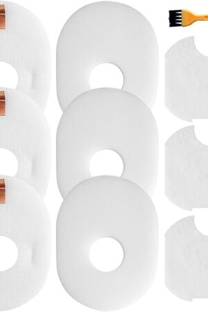 3 Post + 3 Foam & Felt Filters Kit Replacement for Shark Rocket HV292, HV300, HV300W, HV301, HV302, HV303, HV305, HV308, HV310, UV450 Replaces Part