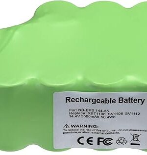 14.4V 3500mAh Replacement for Shark Vacuum Battery, Compatible with Shark Battery XBT1106 SV1106 SV1112 Freestyle Navigator Cordless Stick Vacuum XB1100 SV1100 SV1107 Ni-MH