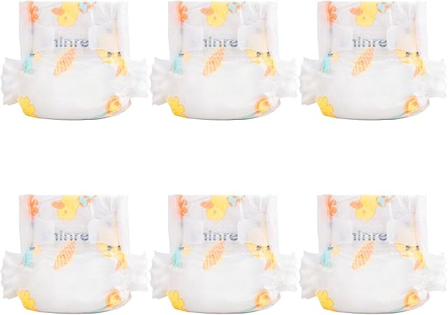 The Reborn Baby Doll Diapers 6 Pcs for 17-22 Inch Newborn Baby Doll Diapers Accessories Yellow Duck Underwear Reusable