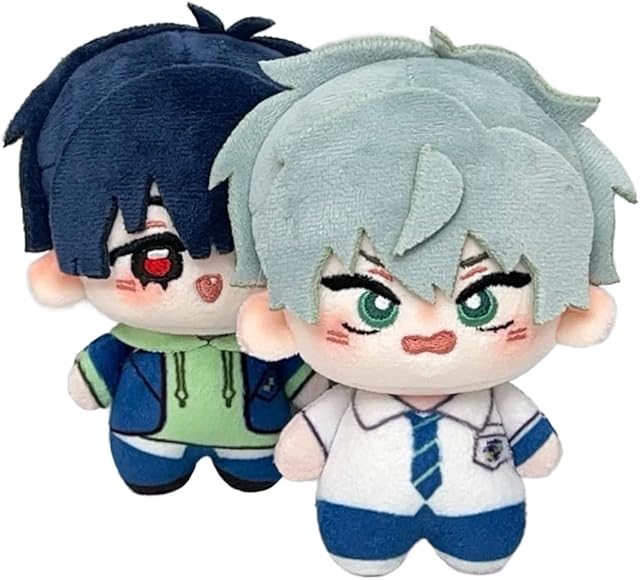 2pcs Ivan and Till Plushies Ivan Plush Till Stuffed Doll Anime Soft Figure Pillow Keychain Pendant for Backpack Ornament 4''