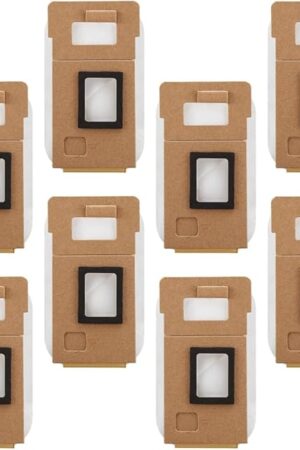 8 Pack Dust Bags Compatible With Roborock S7 / S7+ - Vacuum Cleaner Dust Collectors, Bag Accessories Replacement by Apex Essentials