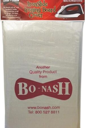Bo Nash 19-Inch-by-59-Inch IronSlide 2000 Ironing Board Cover, Silver