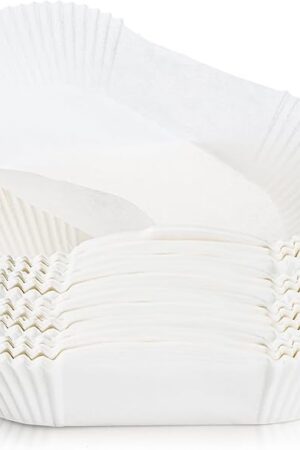 DEAYOU 80 PCS Bread Baking Liners, 2 LB Paper Loaf Pan Liners, Greaseproof Bread Tin Liner for Cakes, Snacks, Cupcakes, Weddings, Parties, White, 7.5" x 3.7" x 2.5"