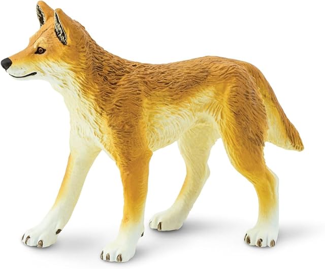 The Safari Ltd. Dingo Figurine - Realistic 4" Hand-Painted Toy Figure - Perfect Educational Toy for Boys, Girls & Kids Ages 3+