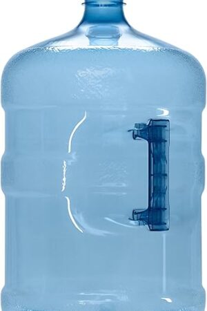 Brio B.P.A. Free 5 Gallon Plastic Crown Cap Reusable Water Bottle Container
