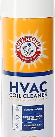 Arm & Hammer Biodegradable HVAC and Air Conditioner Coil Cleaner Foam Aerosol Spray, No Rinse, 19 fl. oz, AHCC-19 by Diversitech