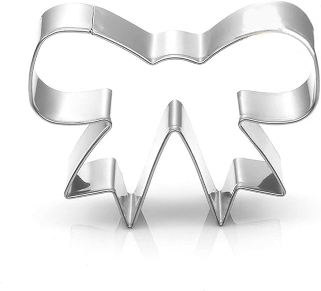 3.56-inch Bow-knot Biscuit Cookie Cutter - Stainless Steel