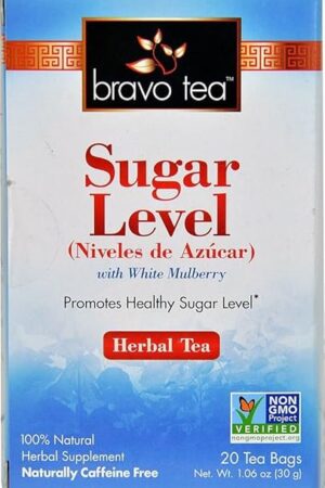 Bravo Tea Sugar Level Caffeine Free, 20 Tea Bags