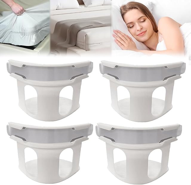 4 Pack Lock Sheet Holders, Bed Sheet Holder, Secure Bed Sheets Firmly in Place, Heavy Duty Panel Holder, Easy One-Time Installation