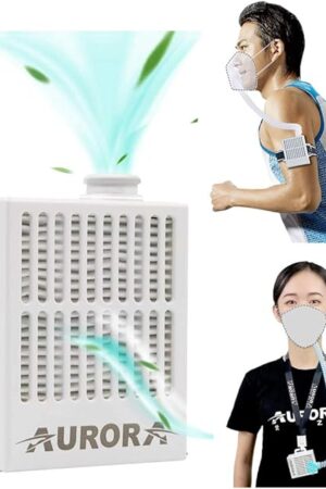 4WDKING Rechargeable Electrical Air Purifying, Reusable Portable Air Purifier with HEPA Filter for Sleeping Outdoor Sports Housework