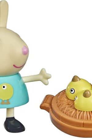 The Peppa Pig Peppa’s Adventures Peppa’s Fun Friends Preschool Toy, Rebecca Rabbit Figure, Ages 3 and Up
