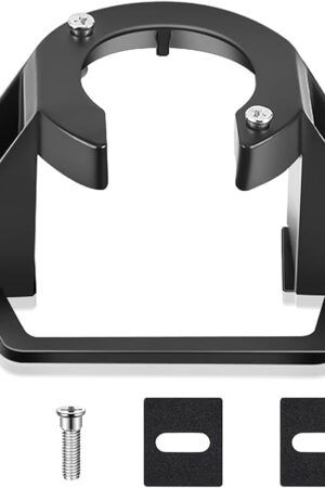 Zonon Ceiling Fan Mounting Bracket Ceiling Fan Mounting Kits for Cathedral Canopy Living Room, Black(1 Pcs,Without Wire)