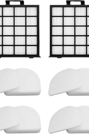 2 HEPA + 4 Foam & Felt Filters Compatible with Shark POWERDETECT Upright Cleaner AZ3901 AZ4000 AZ4002,Compare to Part #XHFAZ4000#XFFKAZ4000