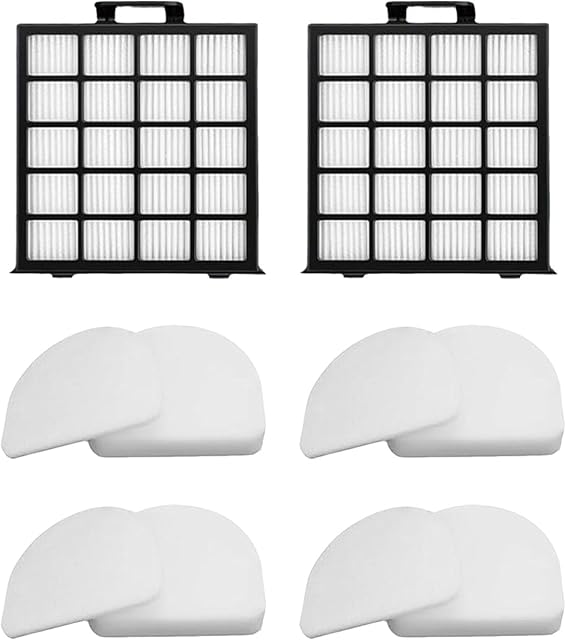 2 HEPA + 4 Foam & Felt Filters Compatible with Shark POWERDETECT Upright Cleaner AZ3901 AZ4000 AZ4002,Compare to Part #XHFAZ4000#XFFKAZ4000