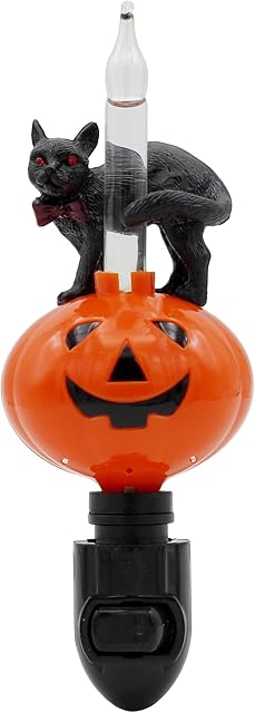 Creative Hobbies Black Cat Bubble Night Light