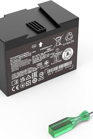 ABL-D2 Battery for Roomba i8 i8+ i7 i7+ i4 i4+ j7 j7+ Combo i5 i5+ j5 j5+ j6 Series Robot Vacuum, Compatible with iRobot ABL-D2A 4INR19/66 Black ABL-D1 Li-ion Batteria Capacity 14.4V 36Wh 2500mAh