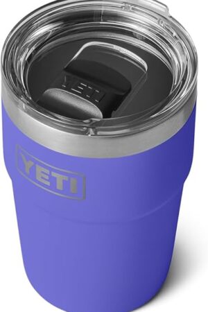 YETI Rambler 16 oz Stackable Tumbler with MagSlider Lid | Double-Wall | Vacuum Insulated | Stainless Steel
