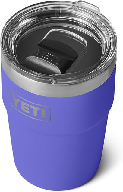 YETI Rambler 16 oz Stackable Tumbler with MagSlider Lid | Double-Wall | Vacuum Insulated | Stainless Steel