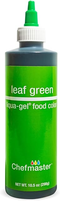 Chefmaster Liqua-Gel Food Color, 10.5-Ounce, Leaf Green