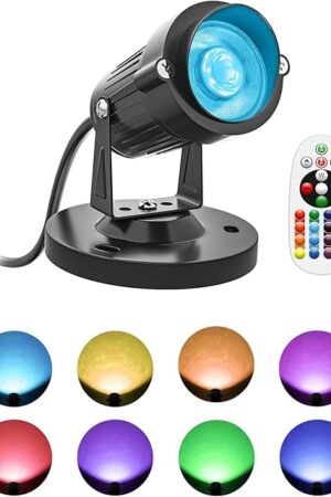 5W Led Spot Lights RGBW Color Changing Uplighting Indoor Spotlight